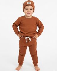 LOODUS UNİSEX ÇOCUK BERELİ 3'LÜ GÜNLÜK ŞIK TAKIM