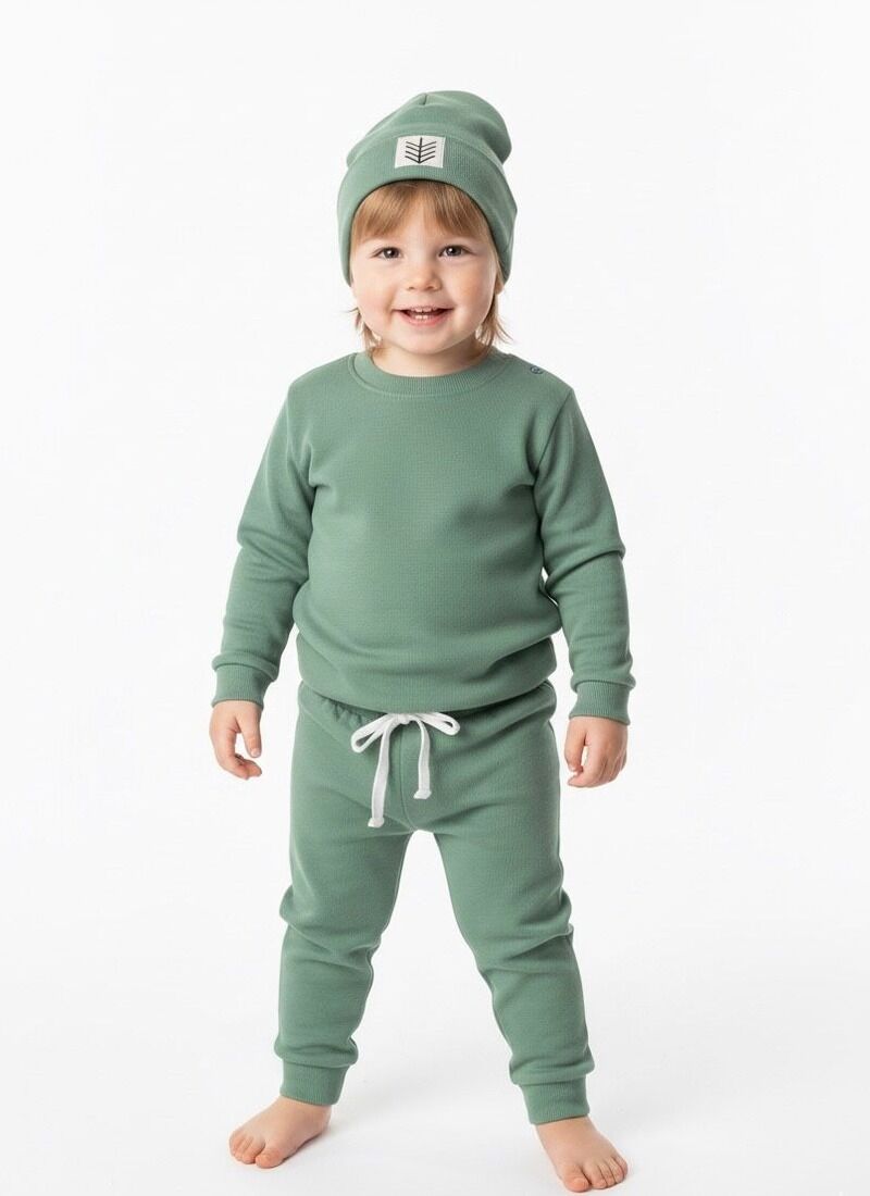 LOODUS UNİSEX ÇOCUK BERELİ 3'LÜ GÜNLÜK ŞIK TAKIM