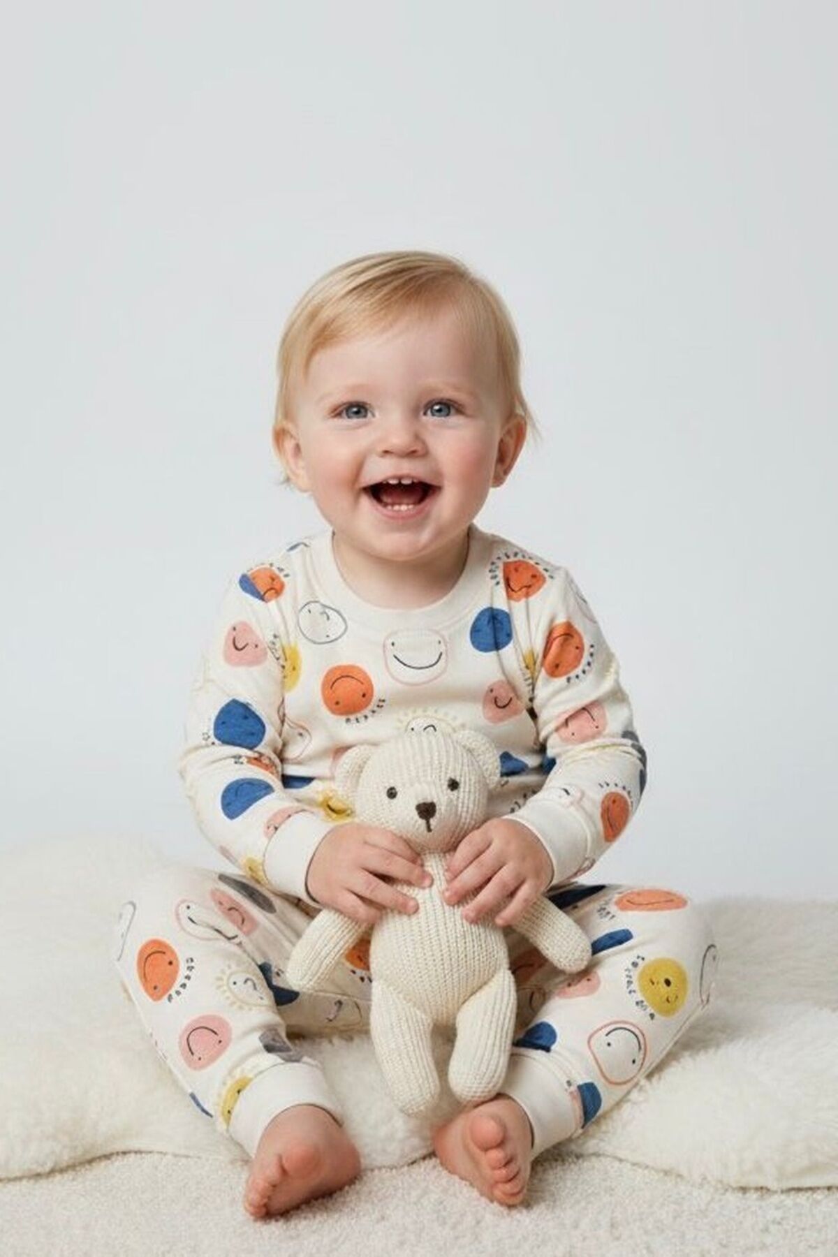 PAMUKLU UNİSEX ESNEK RAHAT KALIP ÇOCUK ALT ÜST TAKIM PİJAMA
