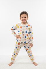 PAMUKLU UNİSEX ESNEK RAHAT KALIP ÇOCUK ALT ÜST TAKIM PİJAMA