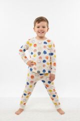 PAMUKLU UNİSEX ESNEK RAHAT KALIP ÇOCUK ALT ÜST TAKIM PİJAMA