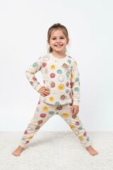 PAMUKLU UNİSEX ESNEK RAHAT KALIP ÇOCUK ALT ÜST TAKIM PİJAMA