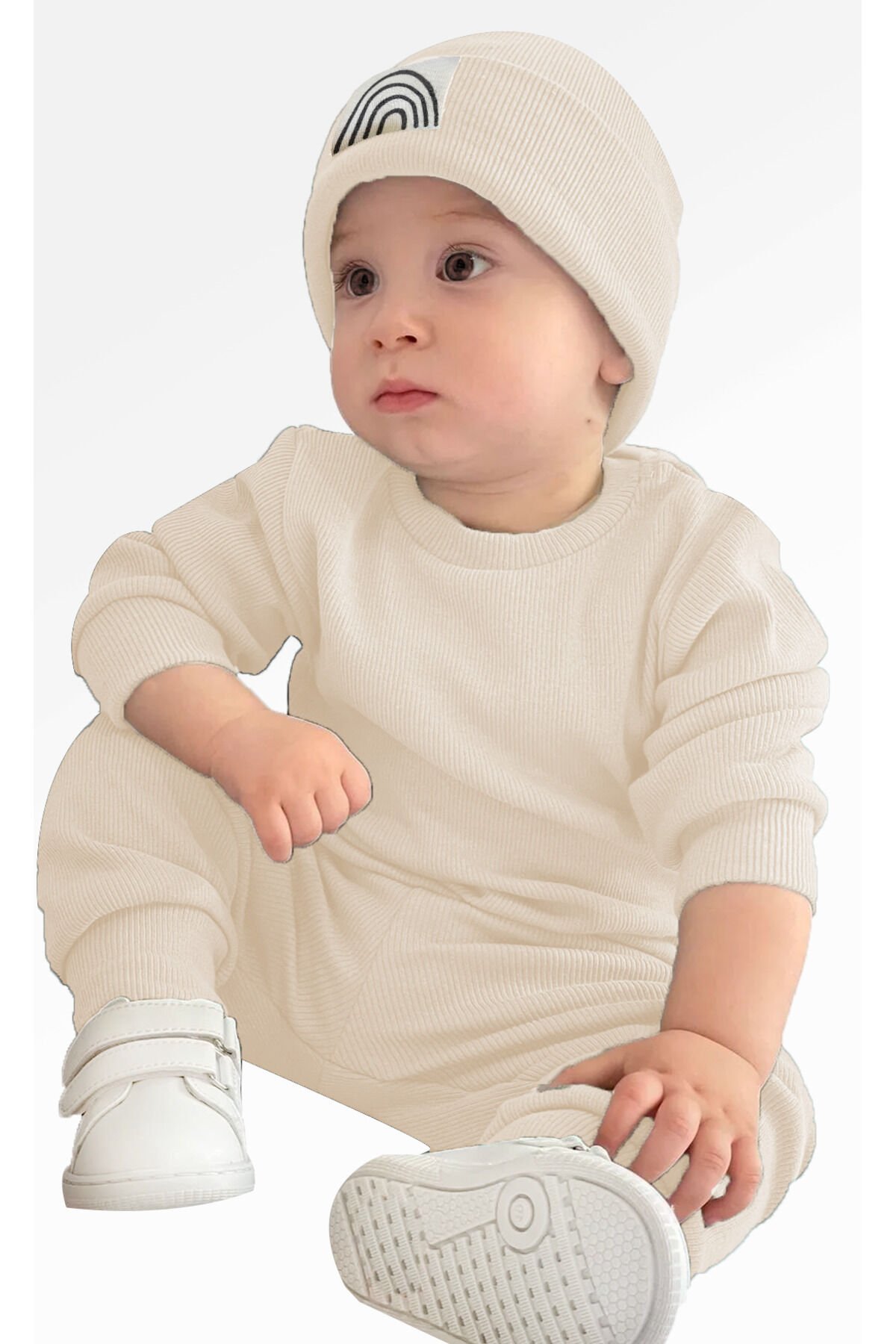 Süper Pamuk Bereli 3'lü Takım Bebek ve Çocuk Takımı